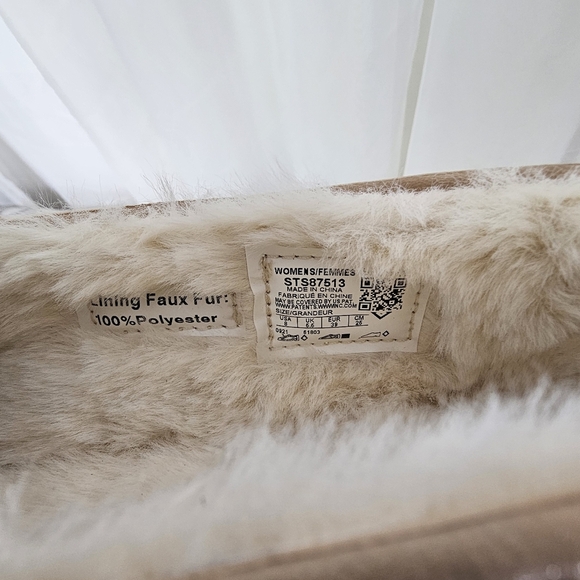 Sperry Women's Authentic Original Float Cozy Boat Shoe Tan Glitter ShimmerSize 8 - Picture 10 of 11